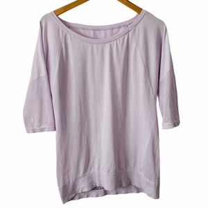 Sweaty Betty Purple Dynamic Seamless Yoga Top